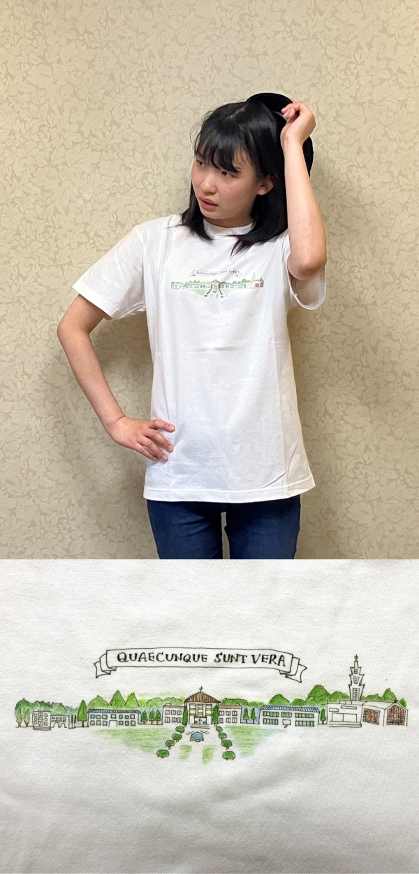 ★新商品　Tシャツ（白地　キャンパス ）